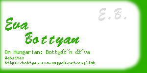 eva bottyan business card